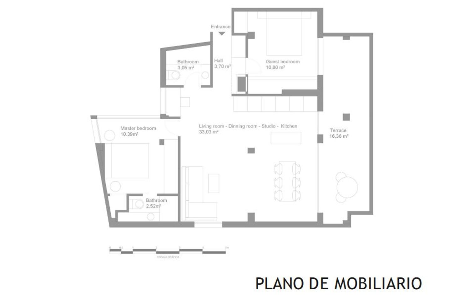 Penthouse en vente à La Trinidad (Málaga)